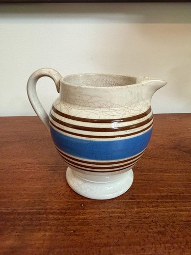Little mochaware pitcher - little,