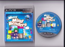 MOVE MIND BENDERS SONY PS3 PLAYSTATION 3 *PLAYSTATION MOVE REQUIRED* CLEAN DISC!