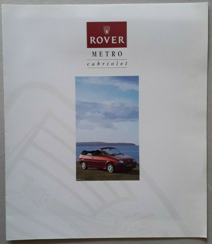 Rover metro cabriolet brochure - cabriolet,