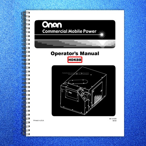 Onan hdkbb diesel - onan,