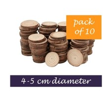 Wood Slice With Bark