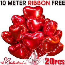 18'' Heart Foil Balloons Valentine Wedding BALLOON Shape Helium Party Decoration