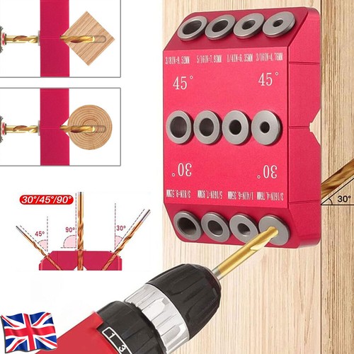 Angled drill hole - 30/45/90??,