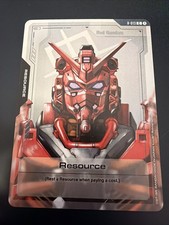 GUNDAM TCG CARD RESOURCE RED GUNDAM R-013 C ENGLISH GD02 Multiple Available