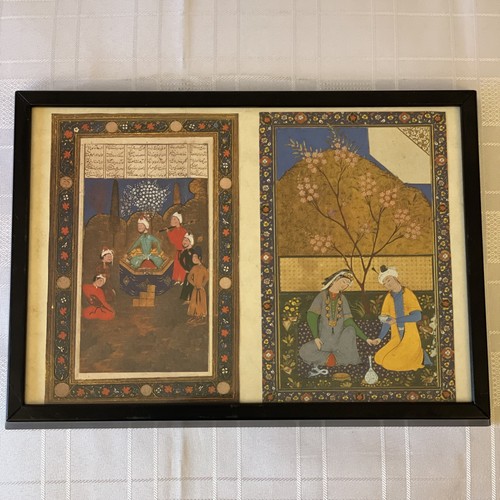 Framed persian miniature - framed,