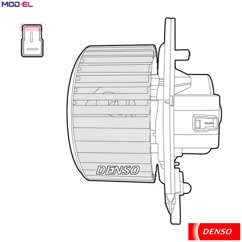 Interior blower dea12004 for - blower,