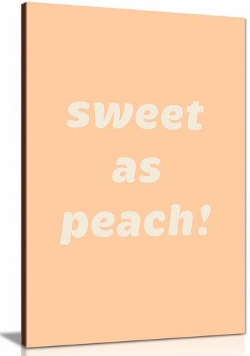 Sweet peach text - as, peach!