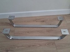 Chrome Sofa Legs X2 65x18cm
