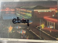 BUTLINS FILEY VINTAGE POSTCARD USED 1979 A CORNER OF THE BEACHCOMBER BAR CREASED