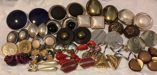 Clip earrings job lot - on,