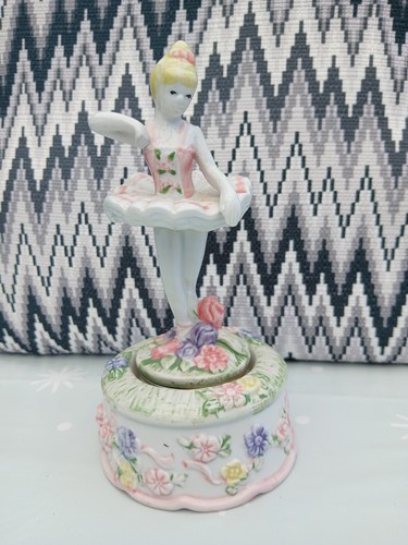 Vintage ceramic ballerina - vintage,