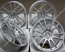 Alloy Wheels 15" Suzuka For Vauxhall Chevette Nova Tigra Vectra 4x100 Silver
