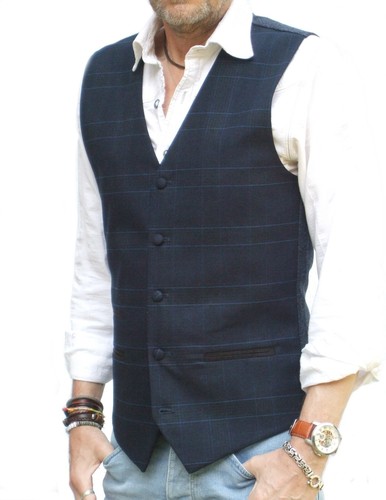 Mens waistcoat navy blue - mens,