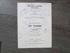 Ipi Tombi Multi Hand Signed by