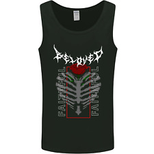 Rib Cage Beloved Gothic Heavy Metal Biker Mens Vest Tank Top