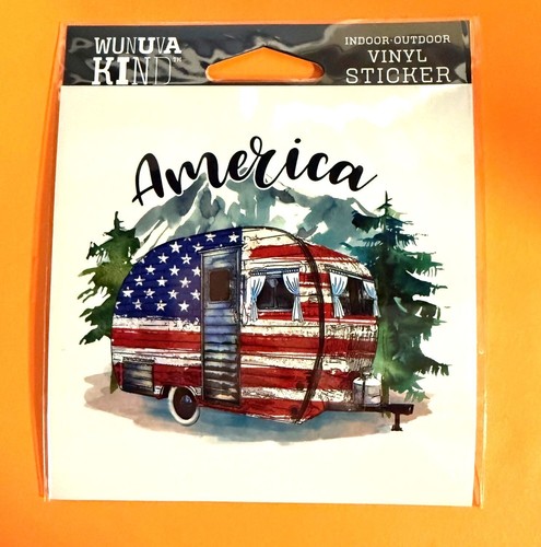 America trailer camper flag - america,