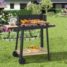 Stainless Steel BBQ Tools Set Spatula Tong Outdoor Smoker Barbecue Grill Heavy