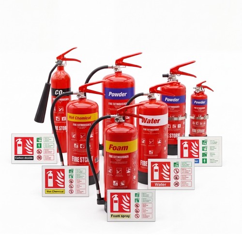 Co2 fire extinguisher - co2,