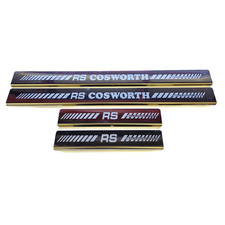 Sierra Sapphire RS Cosworth Door Sill Covers Trim Scuff Plate - Stainless Steel