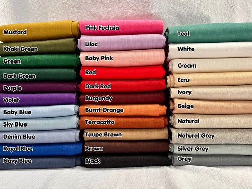 Soft 100 linen fabric - soft, 100%