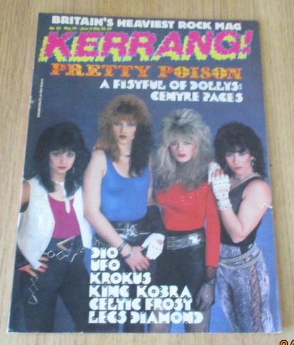 Vintage kerrang magazine 121 - magazine, #121