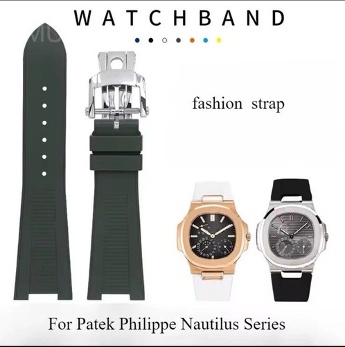 Luxury rubber strap - for, patek