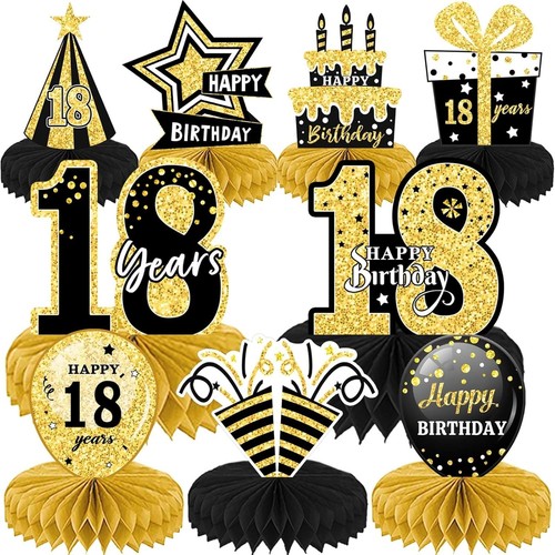 Elegant black gold 18th - elegant,