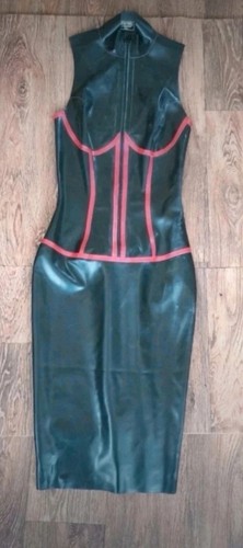 Skin two black and red - , latex