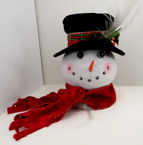 Fiber optic snowman head plays - optic,