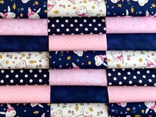Fabric patchwork squares 30 x