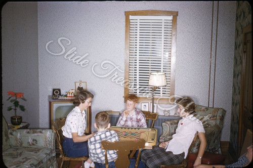 Family game night - game, boys