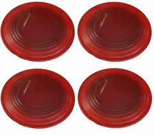 Red Melamine Serving Plates