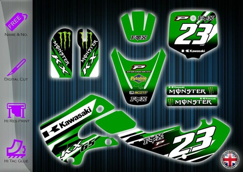Kawasaki kx65 stickers - kawasaki,