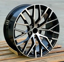 21" RS Black Machined Wheels