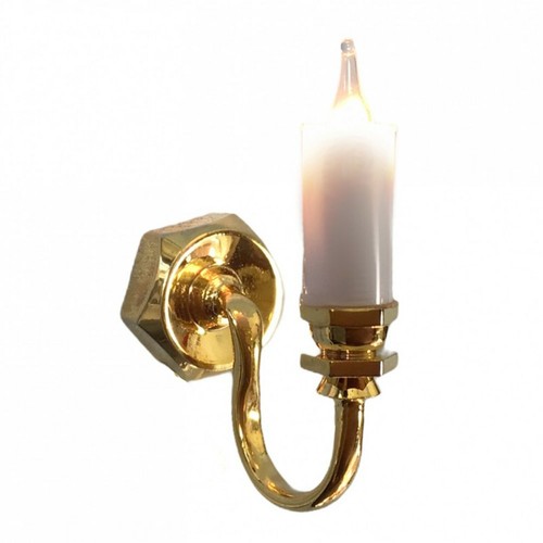 Dolls house candle wall lamp - dolls,