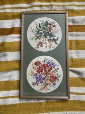 Vintage Framed Embroidery
