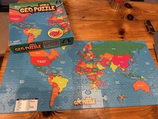 GeoTOYS World GeoPuzzle Jigsaw - geography, education, floor jigsaw puzzle