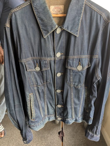 Armani denim jacket - mens, large