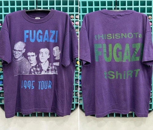 Fugazi 1995 tour side purple - side,