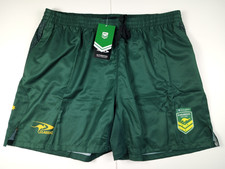 Australian Kangaroos Gym Training Shorts 4XL Green NRL Classic Armstrong - New