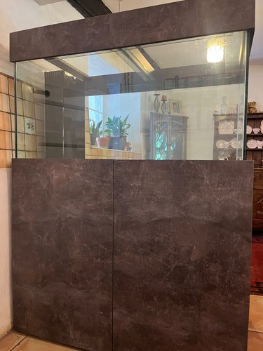 Large aquarium fish tank with - large,