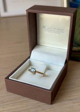 9ct Gold 4mm Sapphire Ring