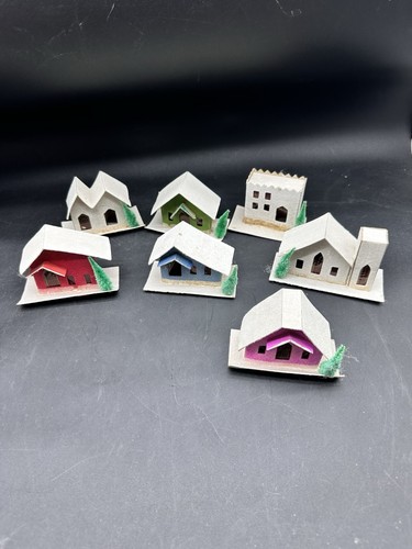 Vintage christmas putz - christmas,