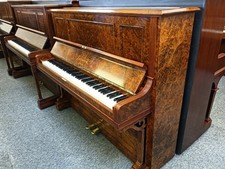 ?!! C. Bechstein Model 4, Immaculately Repolished Burr Walnut Piano, £4,560 !?