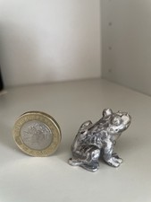 Pewter Frog Miniature Ornament