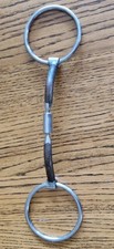 Myler MB02 Loose Ring Comfort Snaffle Wide Barrel Bit 6" sweet iron