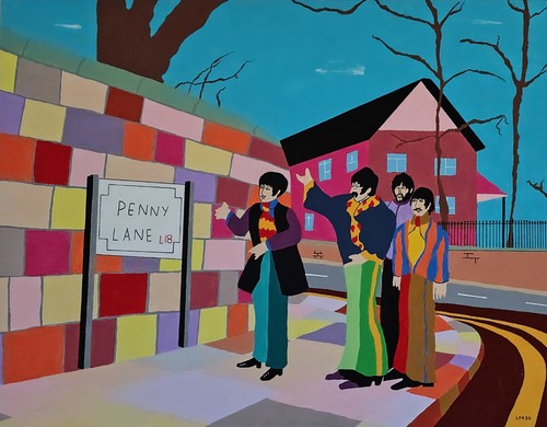 Penny lane original acrylic - lane,