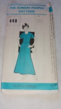 Sunday People Sewing Pattern 440 Original  1960-80's new old stock. Free postage