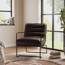 Upholstered Distressed Faux
