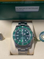 Rolex Submariner 116610LV Hulk Box and Papers 2016 Full Set